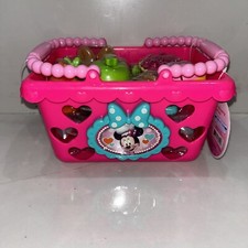 new Disney Junior minnie Mouse bowtastic shopping basket Set Play Toy Girls