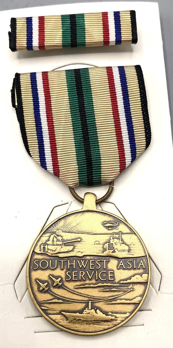 US Military Southwest Asia Service Medal & Ribbon #6 | eBay