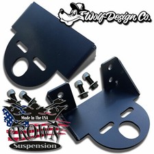 Rear Axle Upper Side Frame Bag Brackets Air Ride Suspension Bolt-on Pair