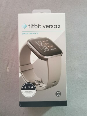 Fitbit Versa 2, grau, inkl. Wechselarmband und Schutz, sehr guter Zustand