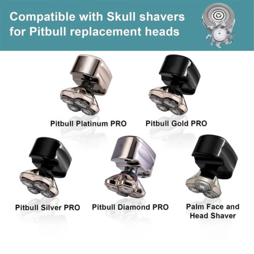 Lame di ricambio 4/12 per rasoio Pitbull Skull Platinum Gold Silver Farfalla - Foto 13 di 18