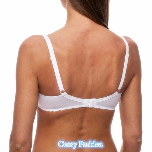 W-R2-2 Germany "Blancheporte" Embroidered Lace Cotton Underwired Bra White - Bild 3 von 4