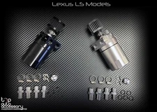 Oil Catch Can Tank Kit Baffled Reservoir w/ Breather Filter for Lexus LS Models