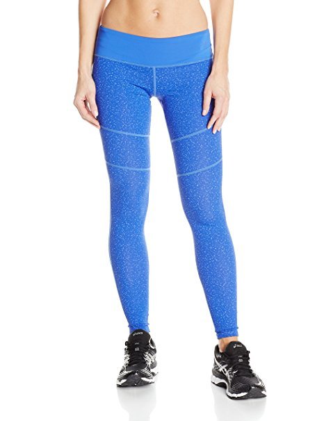 Asics Women Leggings Blue EXTRA LARGE Yoga Motion Dry Training XL NWT $55