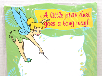 専用ページ　ティンカーベルのみ Disney Tinker Bell Dry Erase Magnetic Sign National Design White