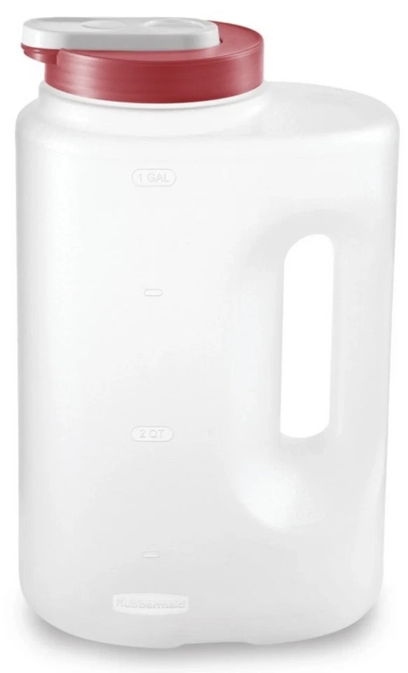 Rubbermaid® Mixermate™ 2122604 See Thru герметичный кувшин, 1 галлон прозрачный - Изображение 2 из 4