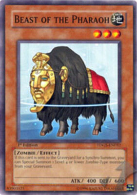 Yu-Gi-Oh! Beast Of The Pharaoh Card - TDGS-EN032 Common - Unlimited Edition - View #9