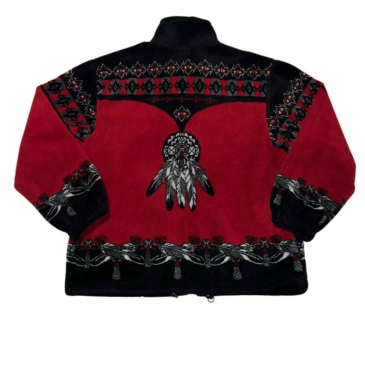 Milton Funwear Native American Dreamcatcher Fleece Jacket Men's