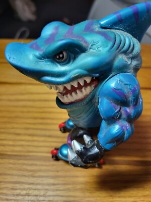 Vtg Mattel Street Sharks 1995 BLADES | Series II 2 - Metalic
