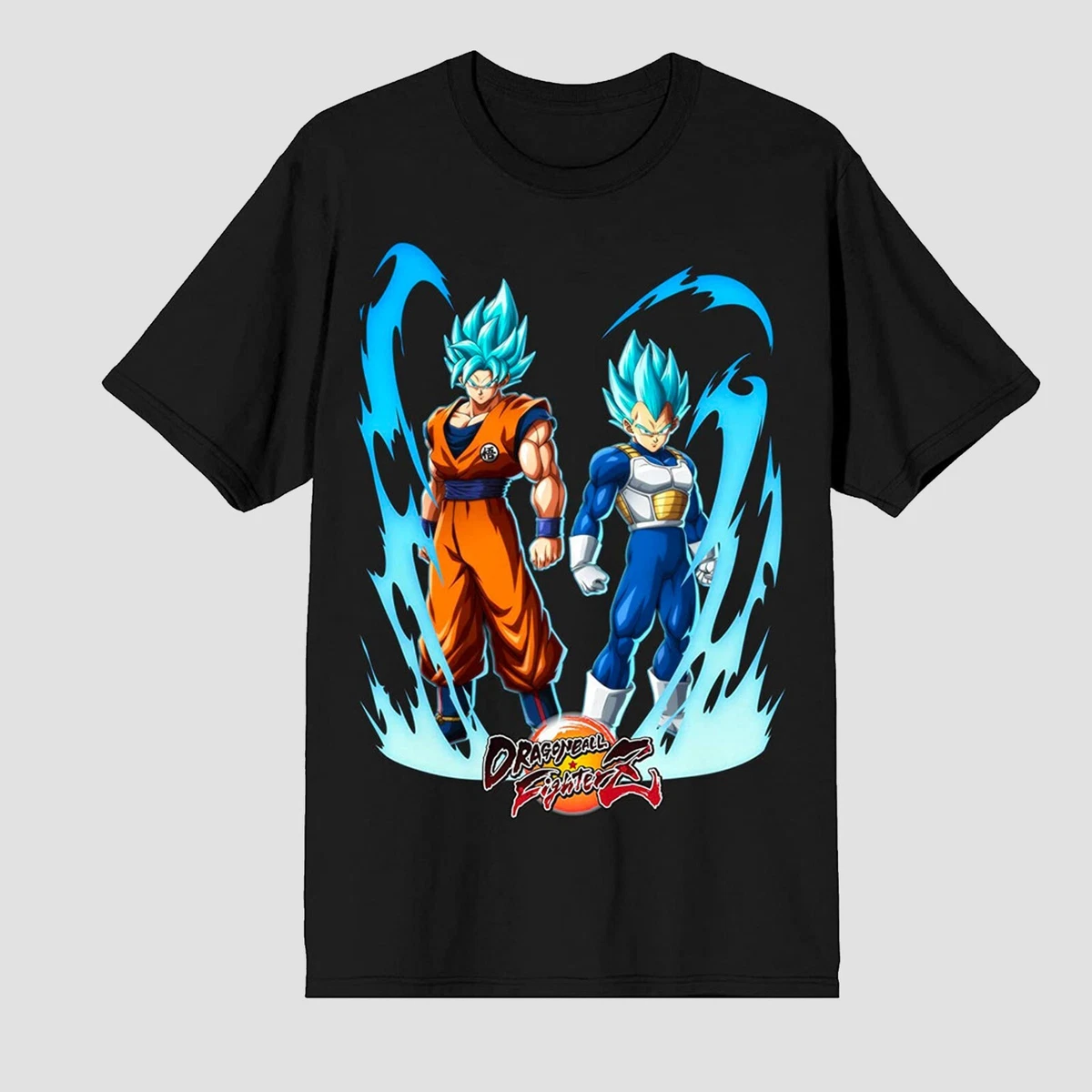 Camisa - Dragon Ball Z - Goku & Vegeta Super sayajin Blue