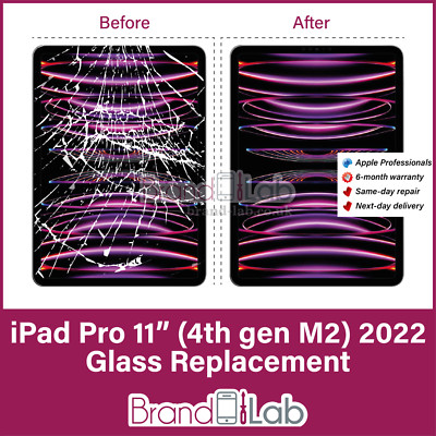 iPad Pro 11'' (4. Gen M2) Displaybruch Front GLAS Reparatur Service