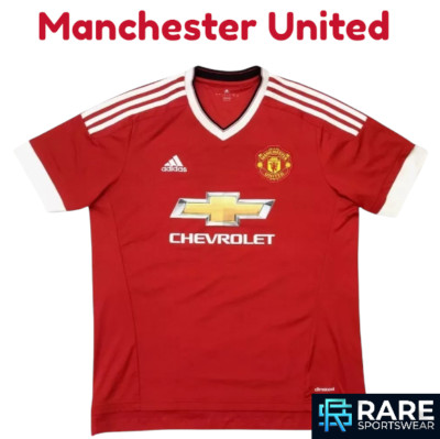 MANCHESTER UTD 2015-16 FOOTBALL SHIRT LARGE ADULT (MINT) ADIDAS CODE AC1414