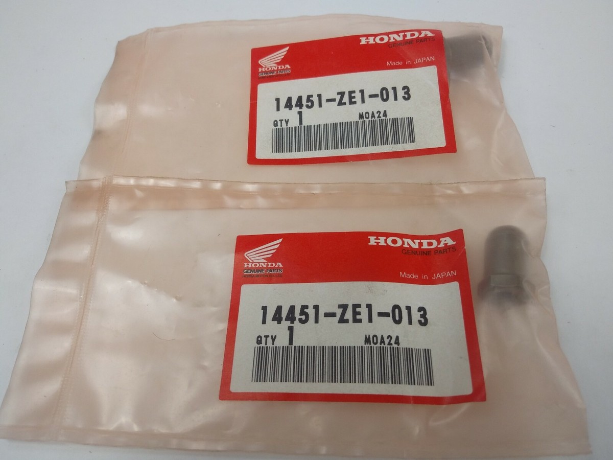 のっつ 2 Genuine Honda 14451-ZE1-013 Rocker Arm Nut New Sealed (A4