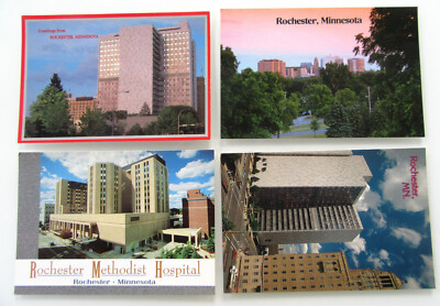 4 x ROCHESTER Minnesota USA Amerika Postkarten US-Postcards Lot, AK ungelaufen