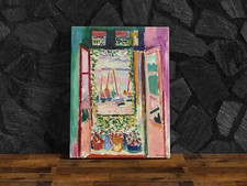 Henri Matisse - Open Window Collioure Artwork Framed Canvas Vintage Style Print