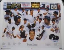 Derek Jeter Signed Authentic Autographed 20x25 L/E Dream Season Litho JSA#Z60759