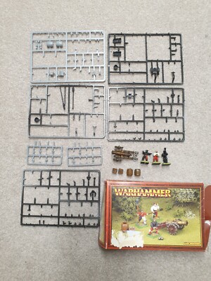 Warhammer Empire Artillery with Box and Spare parts on Sprues WHFB Painted