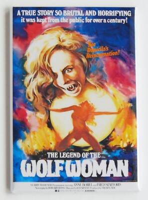The Legend of the Wolf Woman FRIDGE MAGNET movie poster werewolf