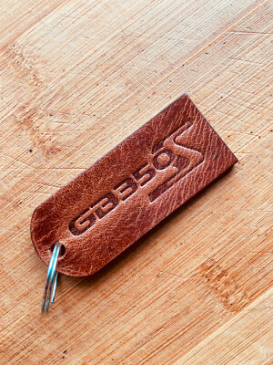 Leder Schlüsselanhänger leather keychain - Honda GB350S GB350