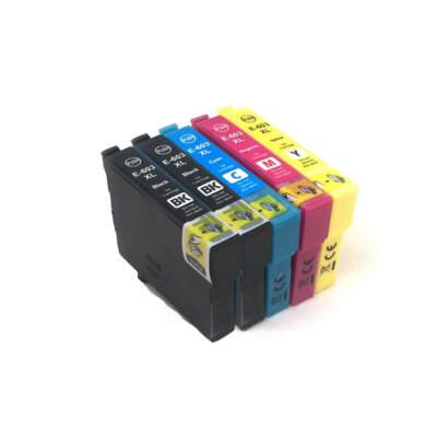 Dachs Tinten Set plus EXTRA schwarze Tinte kompatibel mit Epson 603XL Starfish Serie