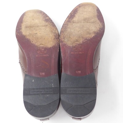 Stacy Adams Comfort Plus Kilt Tassel Loafers Burgundy Croc Embossed Mens 12 M Stacy Adams Comfort Plus Burgundy Leather Tassel Kilt Slip  main image 4