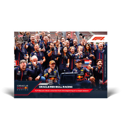 Topps Now Formula 1 2023 - Card 037 Oracle Red Bull Racing Record Most Victories