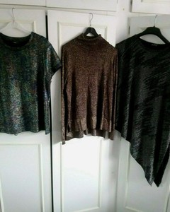ladies gold sparkly tops
