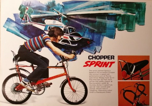 RALEIGH CHOPPER SPRINT ADVERT 1972 
