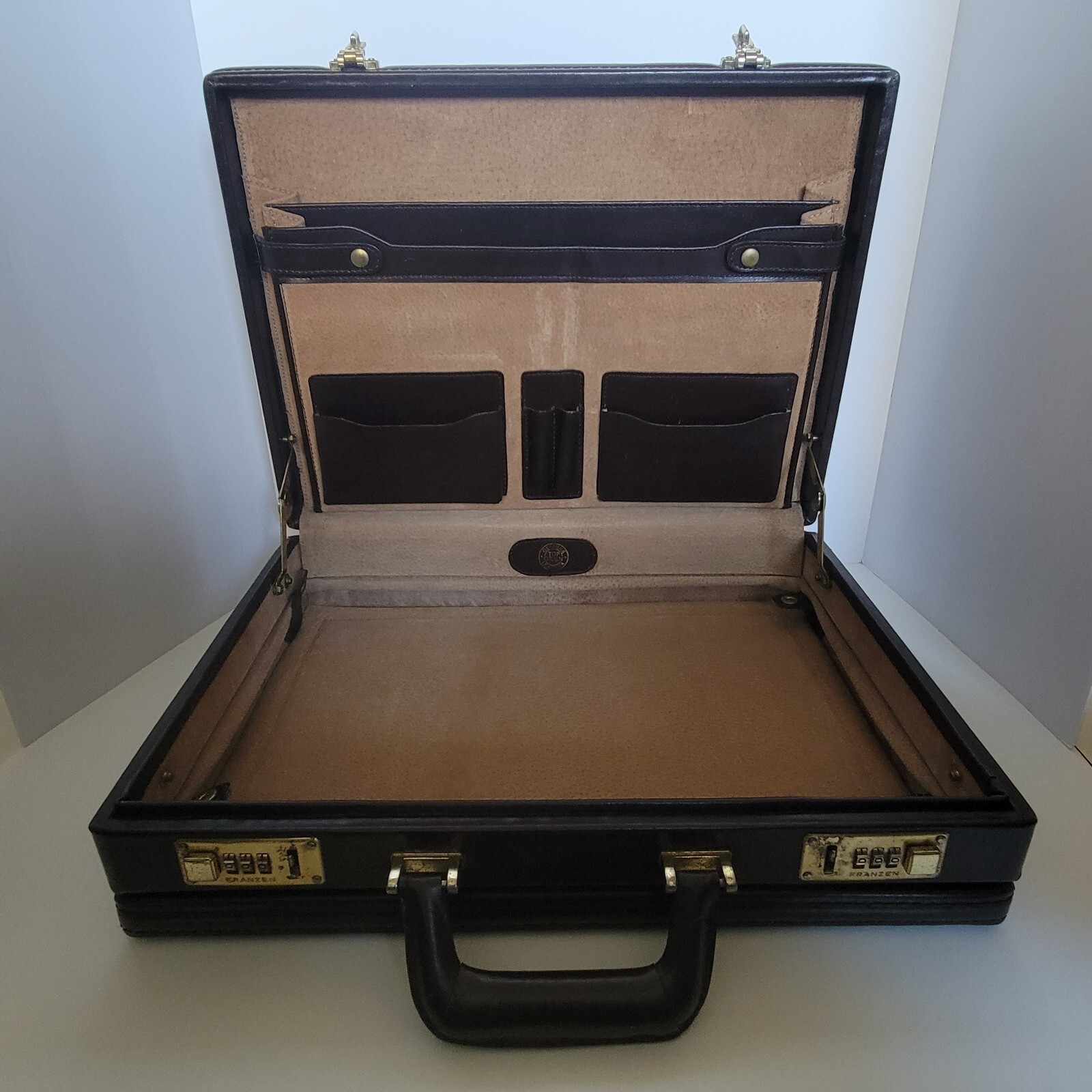 Vintage Stebco Genuine Leather Briefcase Programmable… Gem