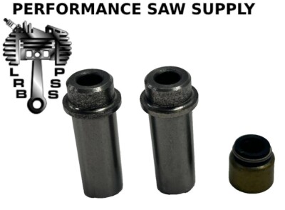 2 NEW 690968 VALVE SEAL & VALVE GUIDE FITS BRIGGS & STRATTON OHV INTEK ENGINES