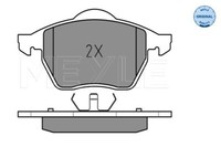 Meyle 025 216 2419 Brake Pad Set, Disc Brake For Audi VW