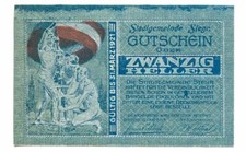 20 Heller 1921 STEYR Austria UNC Notgeld Paper Money Banknote #P10534.U