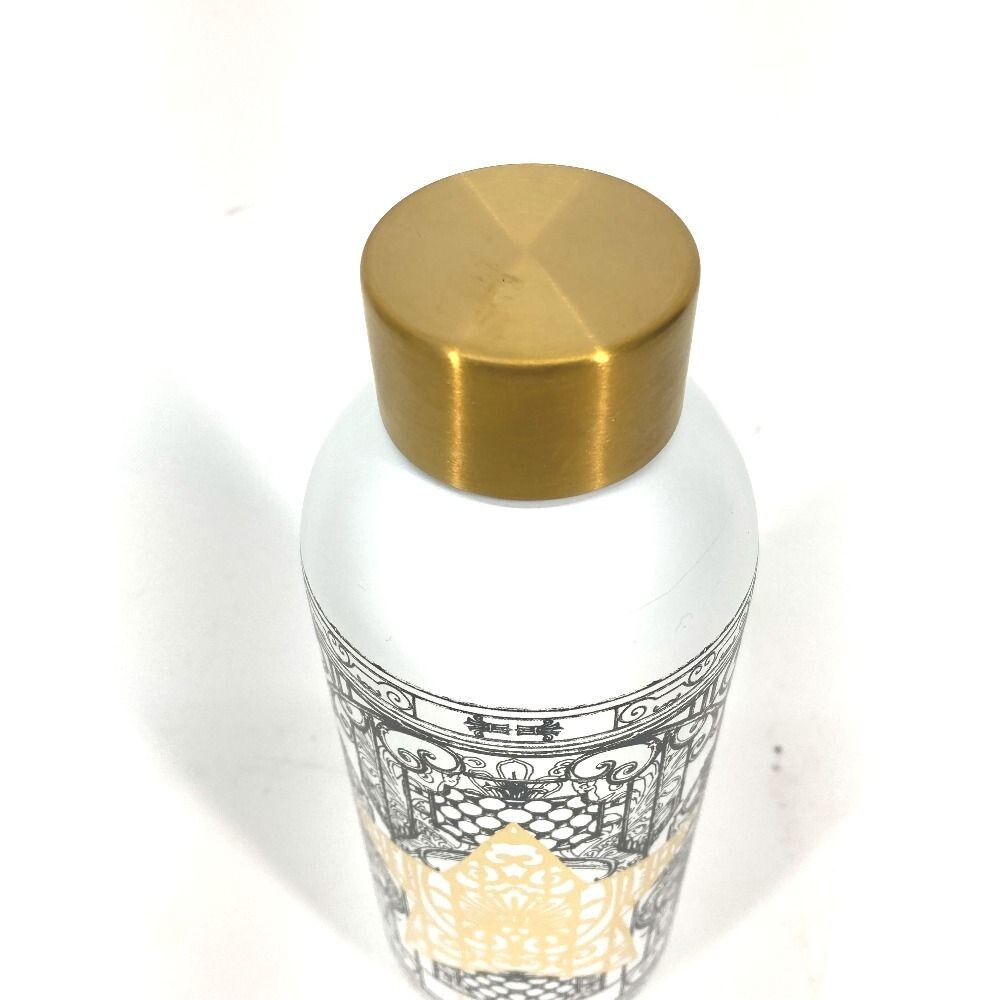 Dior Stainless Water Bottle Tumbler Gold White VIP Customer