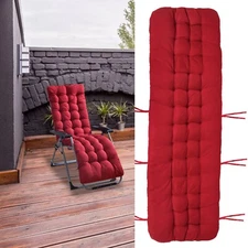 67" Chaise Lounger Cushion with Cap Garden Patio Mattress for Zero Gravity Chair