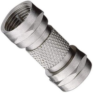 VCE 5 Stück Koxial Adapter F Stecker auf IEC Buchse Sat Adapter TV Buchse  auf F Stecker für Koaxialkabel Antennenkabel