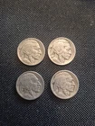 4 High Quality 1913 Type I Buffalo Nickel Coin Collection