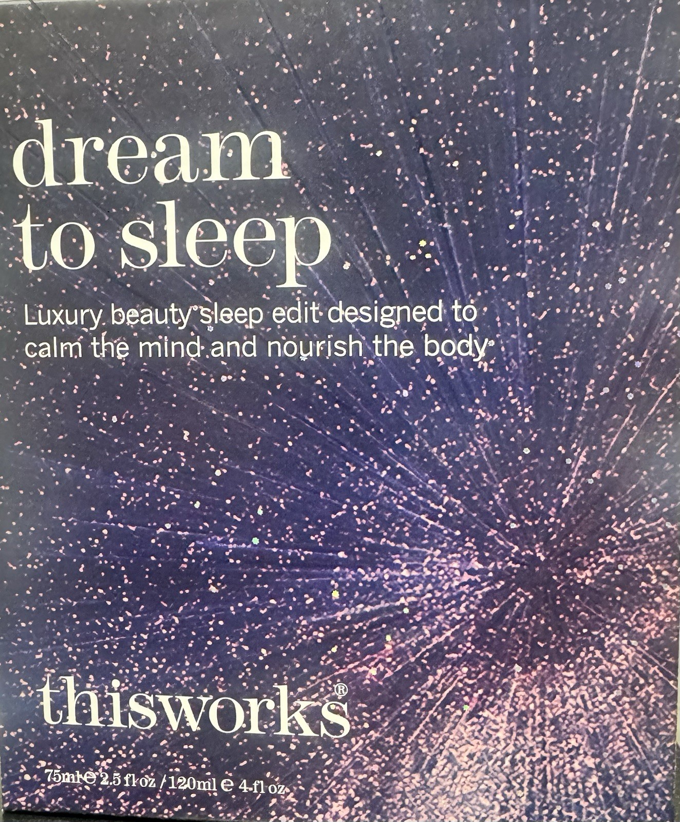 thisworks Dream to Sleep Kit Deep Sleep Night Oil 4 Oz pillow Spray 2.5 Oz Mask