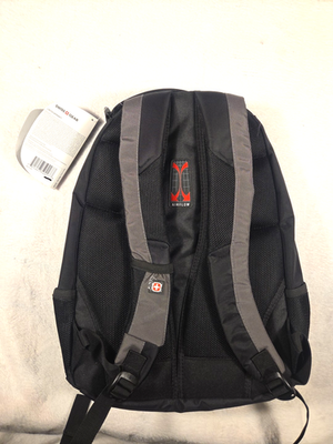 1186 laptop backpack Bag Swissgear 1186 Backpack SWISSGEAR SA1186 Laptop Bungee Backpack Black  Grey For Sale