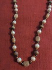 Vintage Stone , Faux Pearl And Acrylic Bead Necklace — photo 2