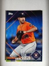 2020 Topps Special Insert - Justin Verlander MLB Sticker Collection Preview SP-1