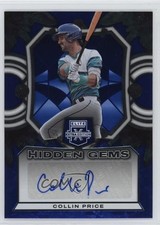 2023 Panini Elite Extra Edition Hidden Gems Blue Collin Price #HG-CPC Auto 1ds8
