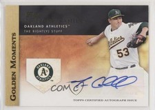 2012 Topps Golden Moments Trevor Cahill (Oakland; The Right (Y) Stuff) Auto 0w7