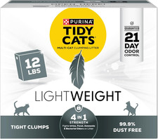 Purina Lightweight 4-In-1 Strength Multi-Cat, Odor Control, Clumping, 99.9 Perc