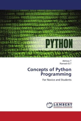 Concepts of Python Programming For Novice and Students Abhinav T (u. a.) Buch