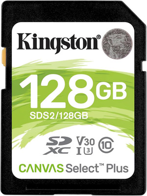 Kingston Canvas Select plus SD - SDS2/128GB Class 10 UHS-I