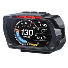 Obd2gps Hud Car Gauge Head Up Digital Display Speedometer Turbo Rpm Alarm Temp