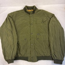 Vintage Faconnable by Albert Goldberg Sz XL Quilted Fleece Lined Bomber Jacket