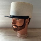 Chapeau Haut de Forme Gendarme Français Kepi Cylindrique Taille 58 Vintage