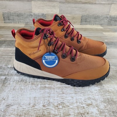 Columbia Fairbanks Mid Hiking Boots Mens Sz 14 Caramel Waterproof Sneakers