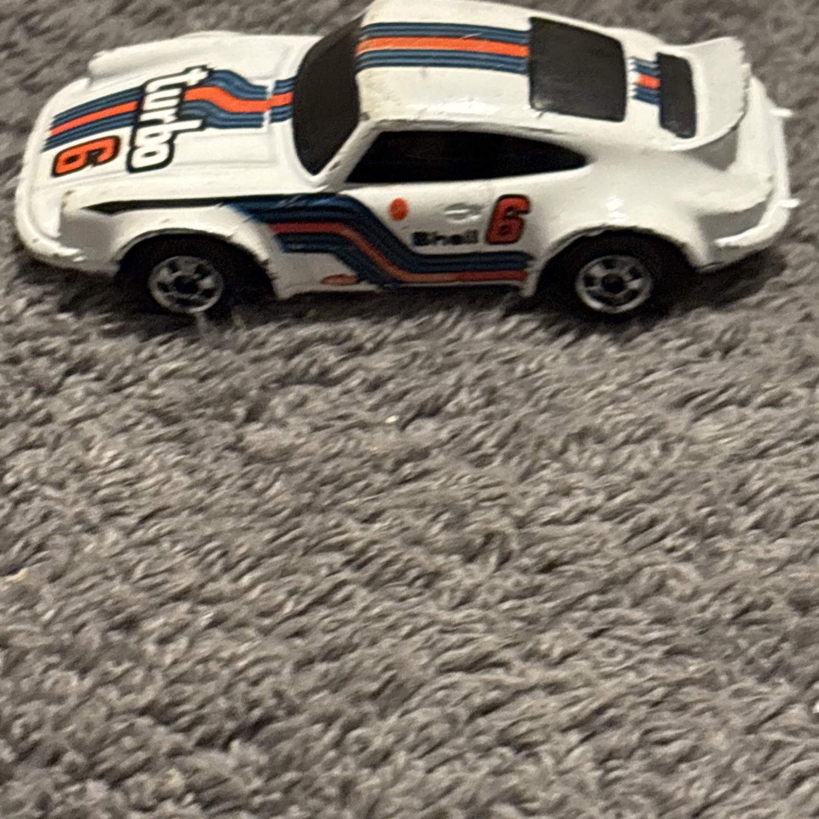 Hot Wheels Blue Card Porsche P-911 Turbo White Shell BW Blackwall Hong Kong 1974